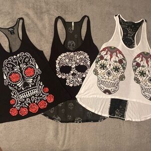 Sugar Skull Razor Back Tank Bundle